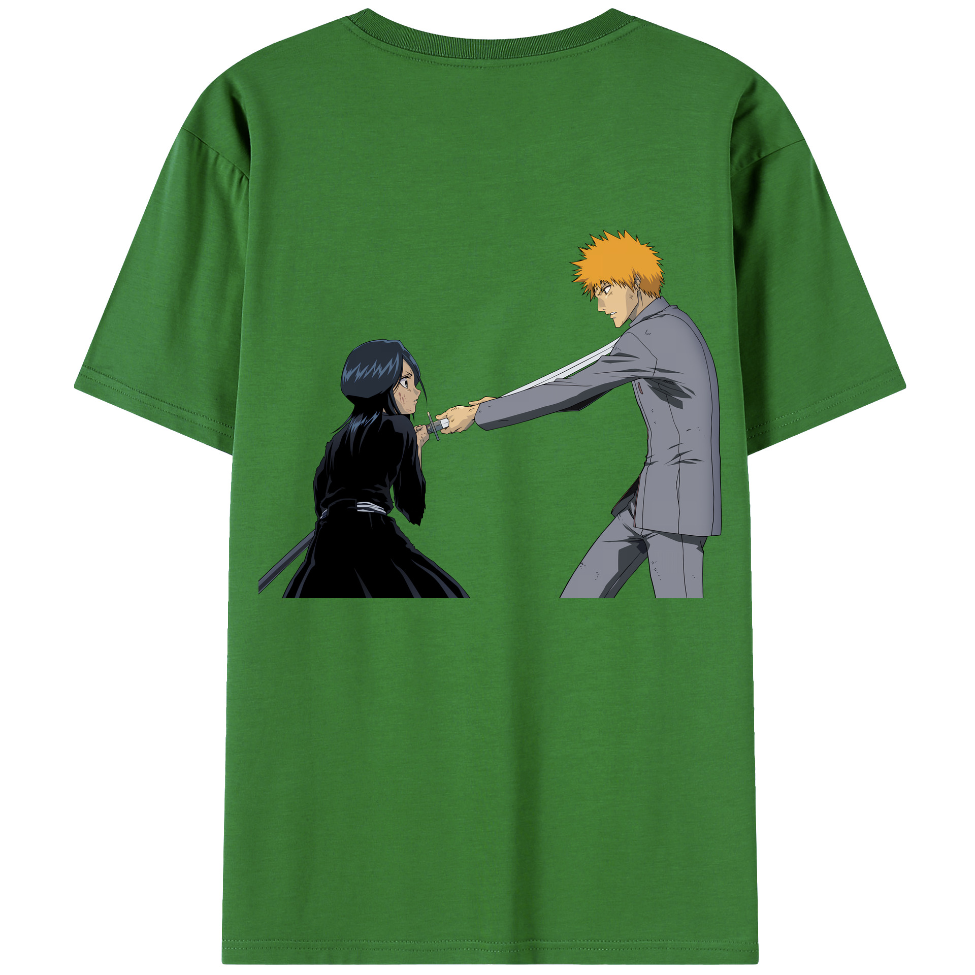 （画像用） ブリーチ 朽木ルキア BLEACH Kuchiki Rukia レディース半袖Tシャツ(バックプリント)
